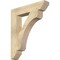 Ekena Millwork Legacy Slat Rough Sawn Bracket, Douglas Fir, 4"W x 22"D x 26"H BKT04X22X26LEC06RDF - alternate 1